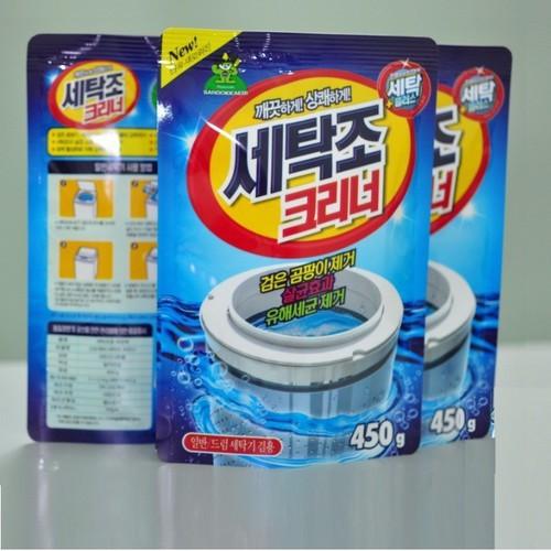 Bột Tẩy , vệ sinh Lồng Máy Giặt Hàn Quốc siêu tiện lợi cho gia đình