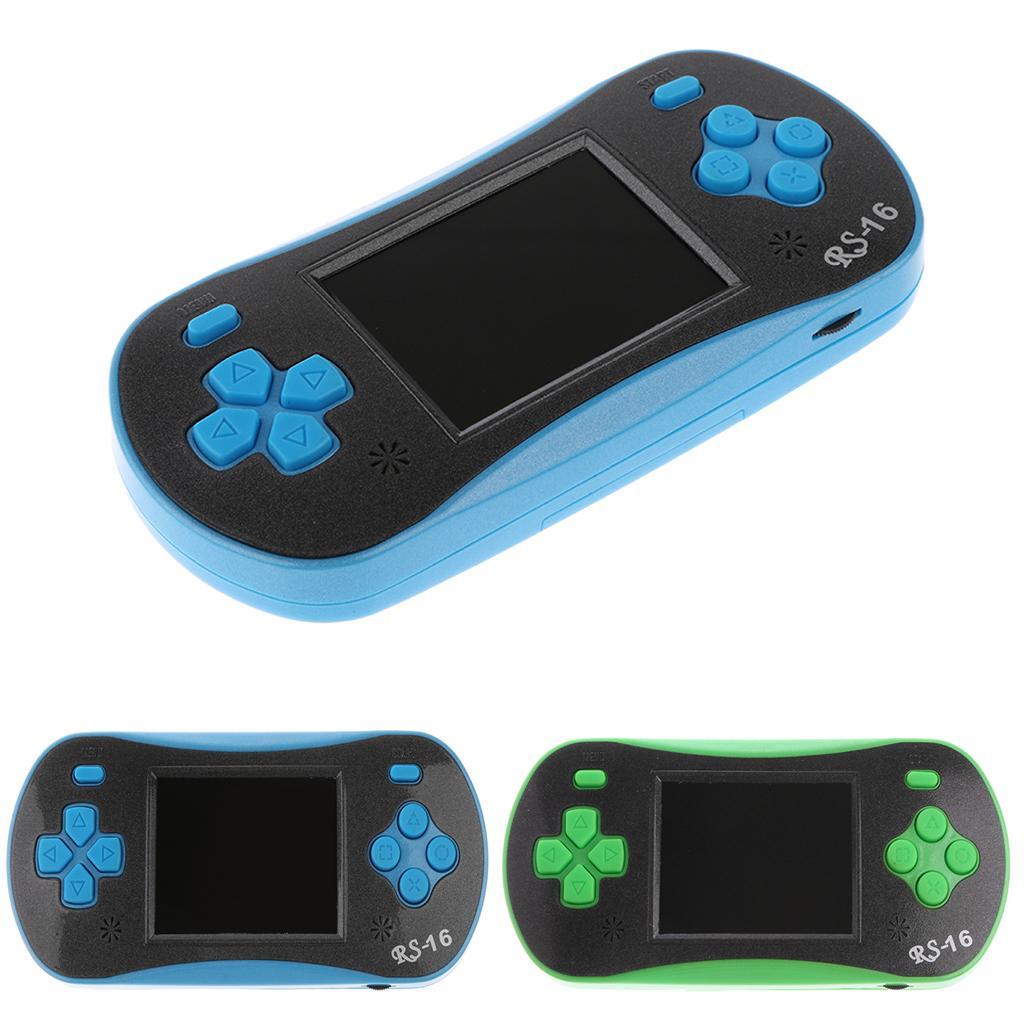 2Piece RS-16 2.5" LCD Classic Handheld Video Console w/ 260 Games Blue+Green