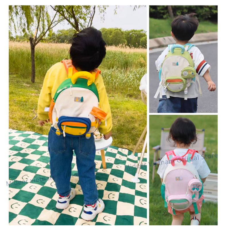 Balo mầm non siêu nhẹ cho bé mideer Outing Kids Backpack