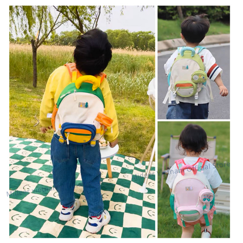 Balo mầm non siểu nhẹ cho bé mideer Outing Kids Backpack, Đồ chơi giáo dục cho bé 2,3,4,5,6 tuổi