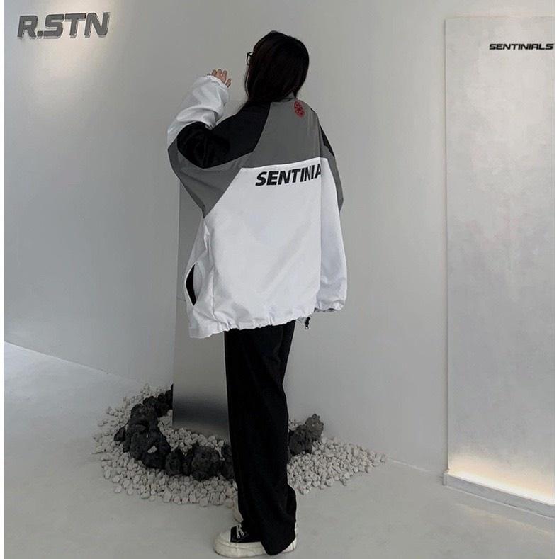 Áo Khoác Dù 2 Lớp SENTINIALR Ulzzang Nam Nữ Unisex Form Rộng Bomber Jacket Unisex