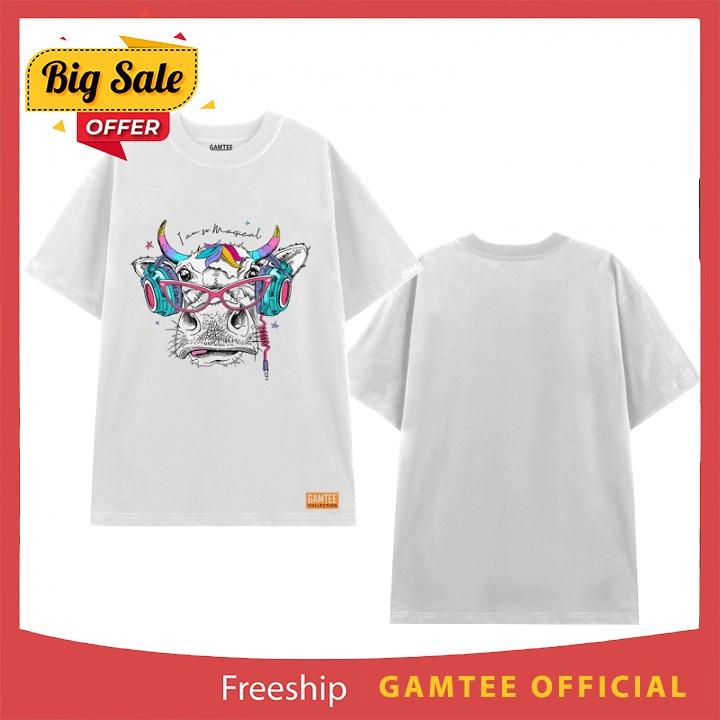 Áo Thun Tay Lỡ Form Rộng Unisex Gamtee - Áo Phông Thiết Kế Vải Dày Dặn Thoáng Mát, Phù Hợp Cho Nam & Nữ