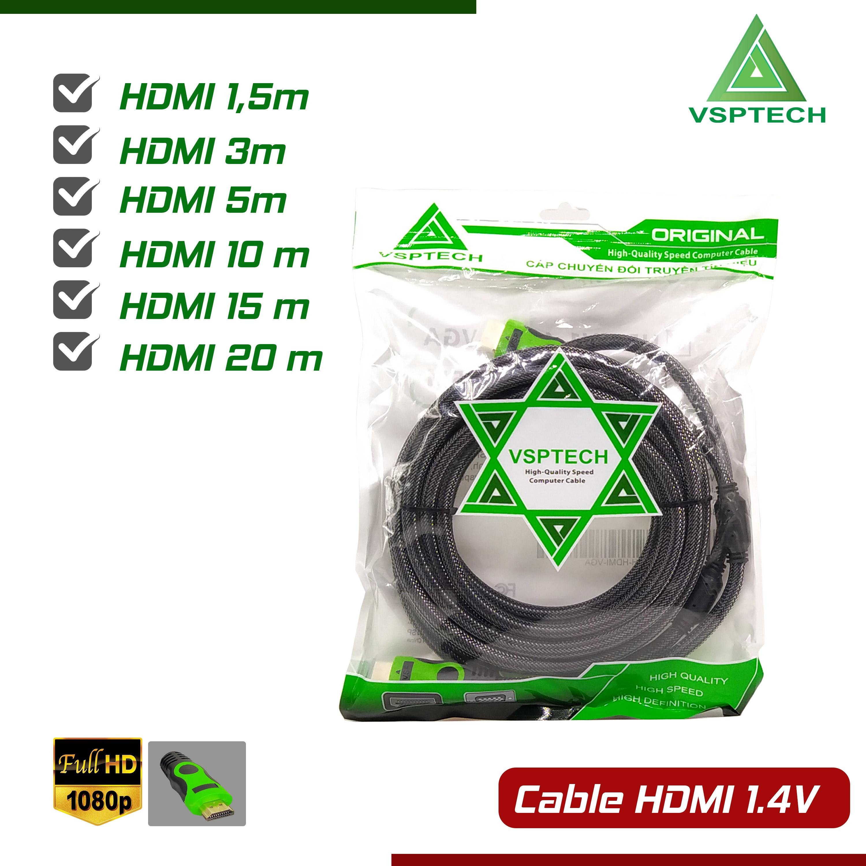 Dây Cáp HDMI Dù 3m / 5m / 10m - 15m - 20m CHUẨN 1.4 FULL HD