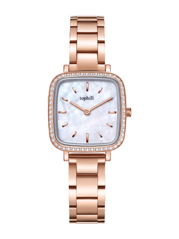 ĐỒNG HỒ TOPHILL TH006L.M3252 Nữ máy quartz kính sapphire size 26x32mm 3ATM