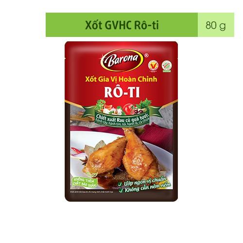 Xốt Gia Vị Hoàn Chỉnh Barona - Rô-Ti 80g