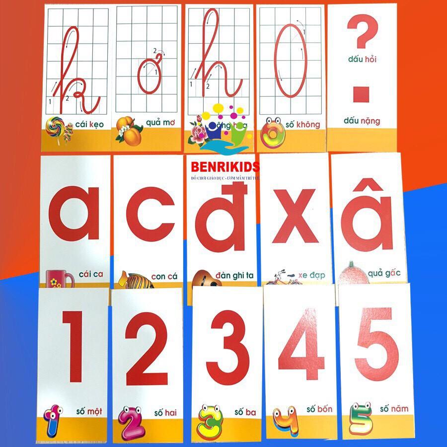 Đồ chơi Bộ 42 Thẻ Học Chữ Cái Và Số Đếm Cho Bé