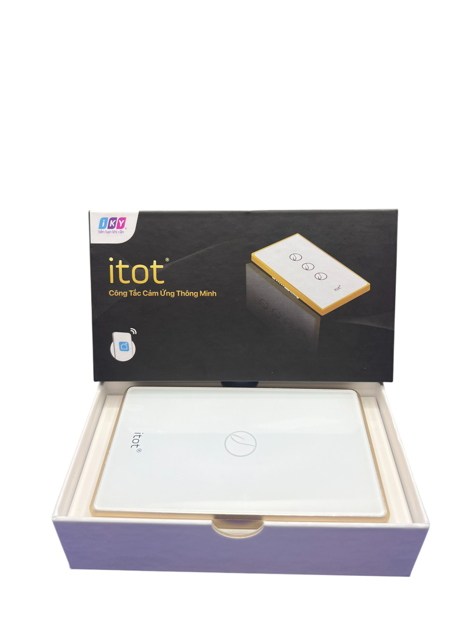 ITOT - CÔNG TẮC CẢM ỨNG THÔNG MINH WIFI VIỀN NHÔM - Hàng Chính Hãng