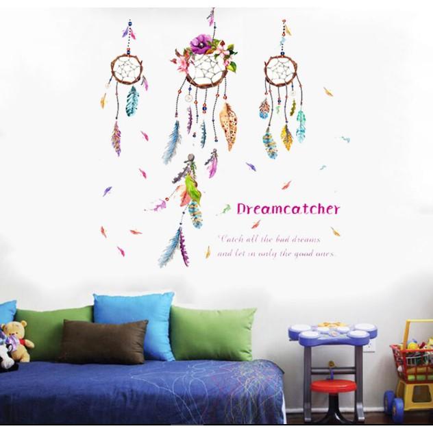 Decal trang trí tường - DREAMCATCHER sắc màu