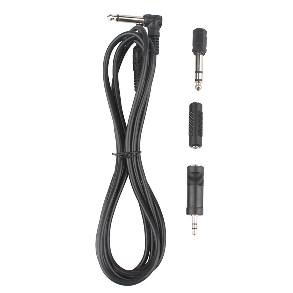 Guitar Audio Cable Amp with 3 Connectors  for Instrument Accs