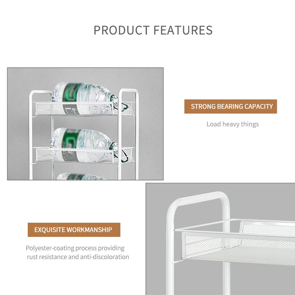 Kệ để đồ 2 tầng 45 * 26 * 38CM, tiết kiệm diện tích, sức chứa lớn, bằng thép carbon có độ bền cao