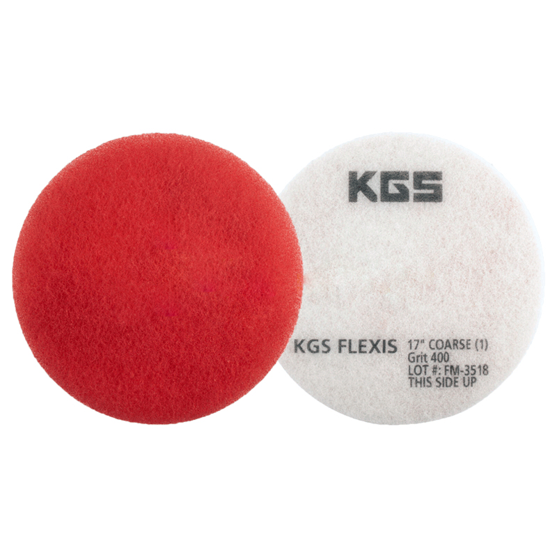 Pad đánh bóng, vệ sinh, phục hồi sàn  KGS flexis màu đỏ grit 400, hàng nhập khẩu Thụy Sỹ
