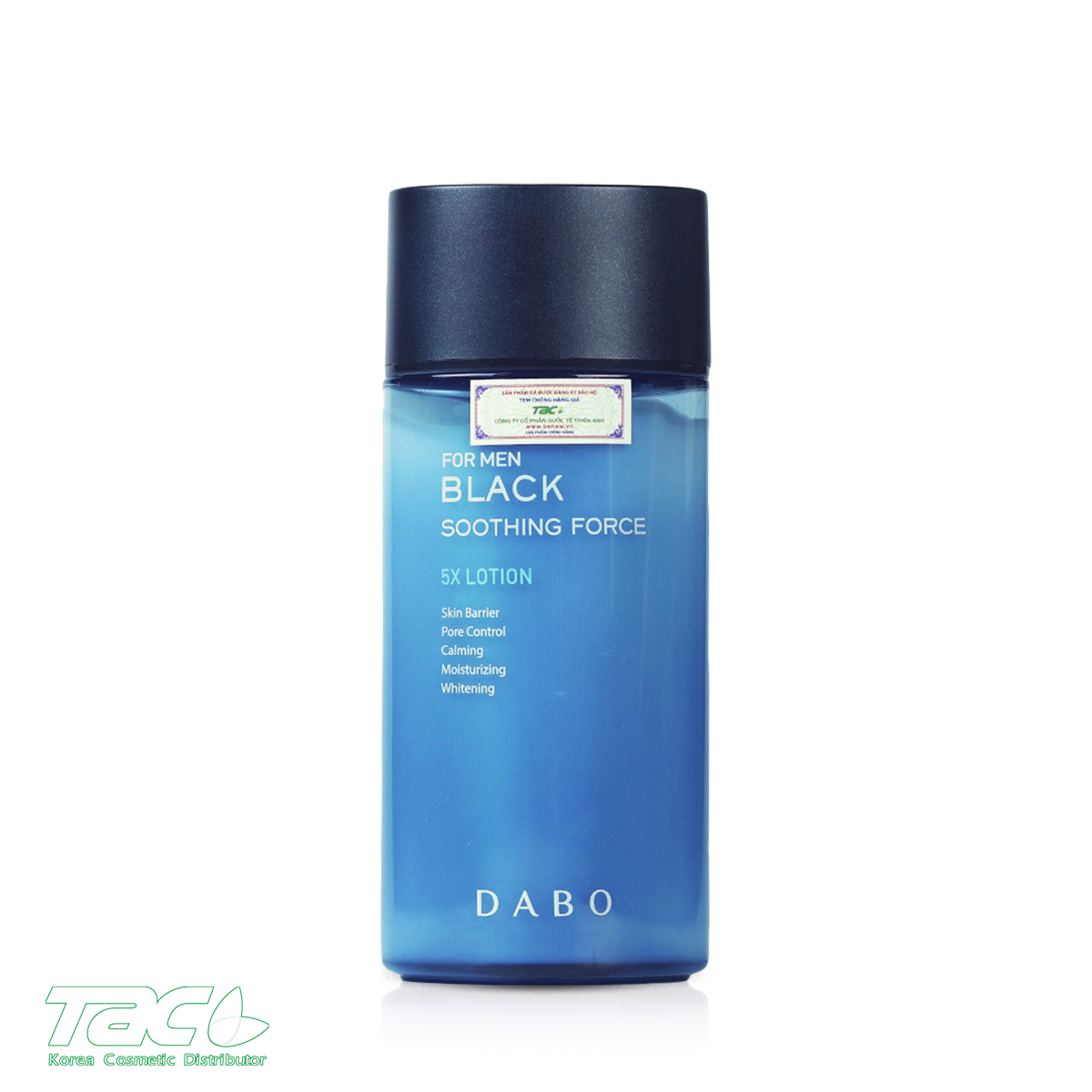 Lotion dưỡng da đa năng dành cho nam - DABO BLACK FORCE SOOTHING 5X LOTION  160ML