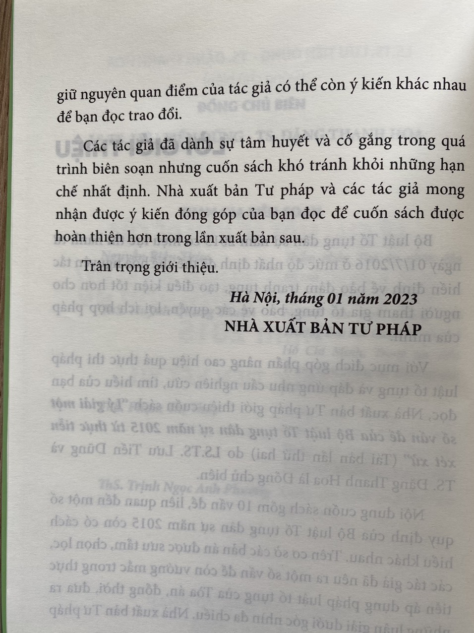 Lý giải một số vấn đề của Bộ luật tố tụng dân sự năm 2015 từ thực tiễn xét xử