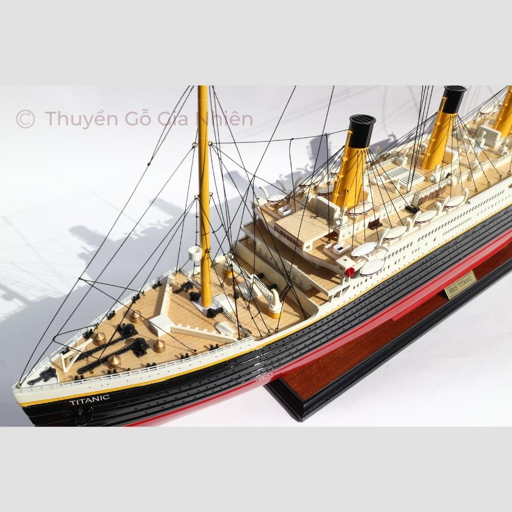 [Giá xưởng] Mô Hình Thuyền Gỗ Trang Trí Phong Thủy Dạng Thuyền Du Lịch RMS TITANIC Chính Hãng, Hàng Xuất Khẩu Chất Lượng Cao