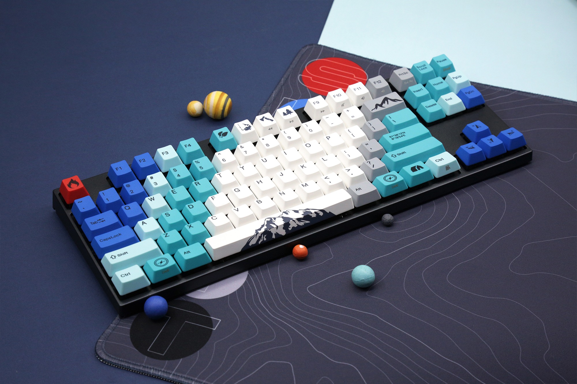 Bàn phím cơ Varmilo VA87M Summit Cherry Switch - Hàng Chính Hãng