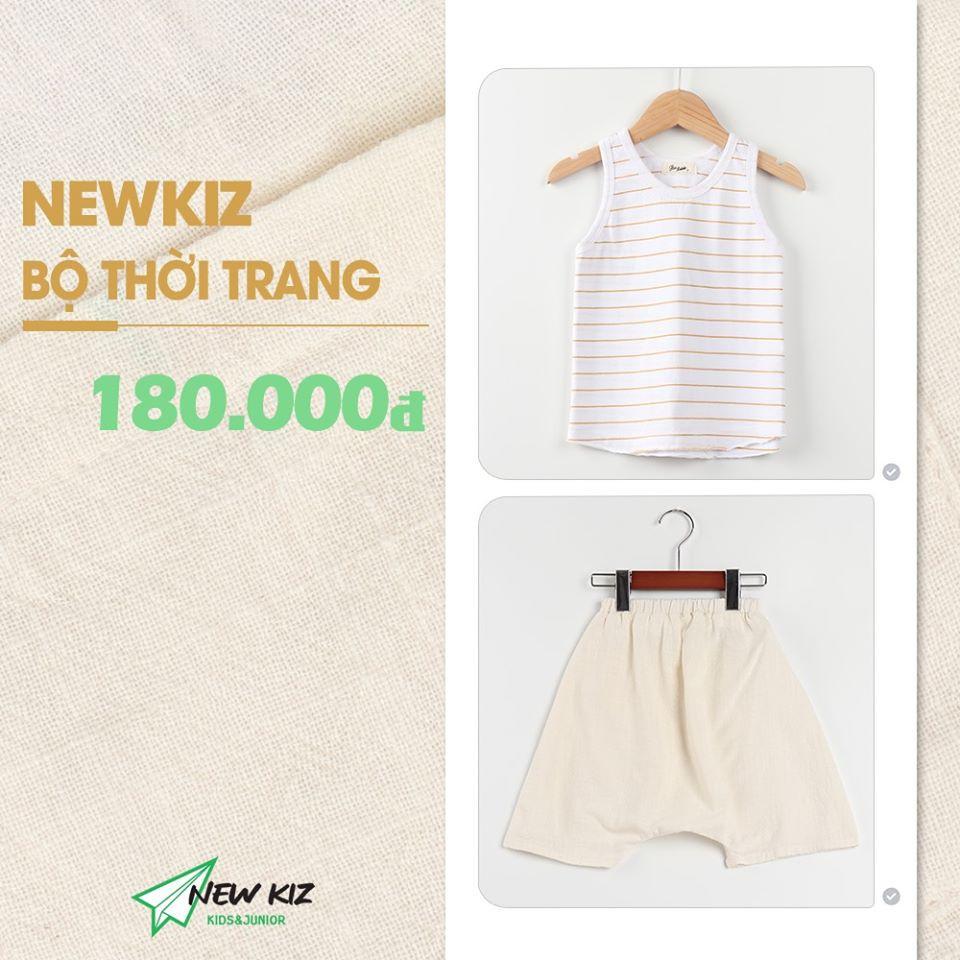 Set bộ ba lỗ mặc hè bé trai - Nhập khẩu Hàn Quốc