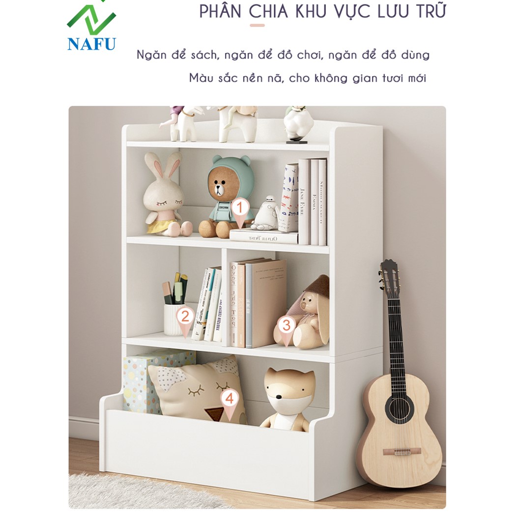 Kệ Sách Cho Bé Chil Shelf, Tủ Để Đồ Chơi Cho Bé Nhỏ Gọn, An Toàn Thân Thiện Tiện Lợi GP158