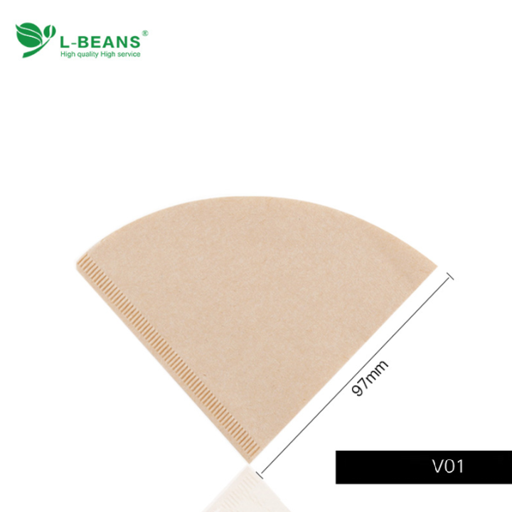 Giấy lọc cà phê loại 2 lớp 40 tờ 1 hộp nhãn hiệu L-beans V01 và V02 - HÀNG CHÍNH HÃNG