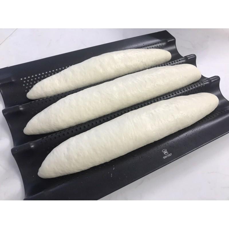 Khay làm bánh mỳ Baguette 3 rãnh chống dính SN1597