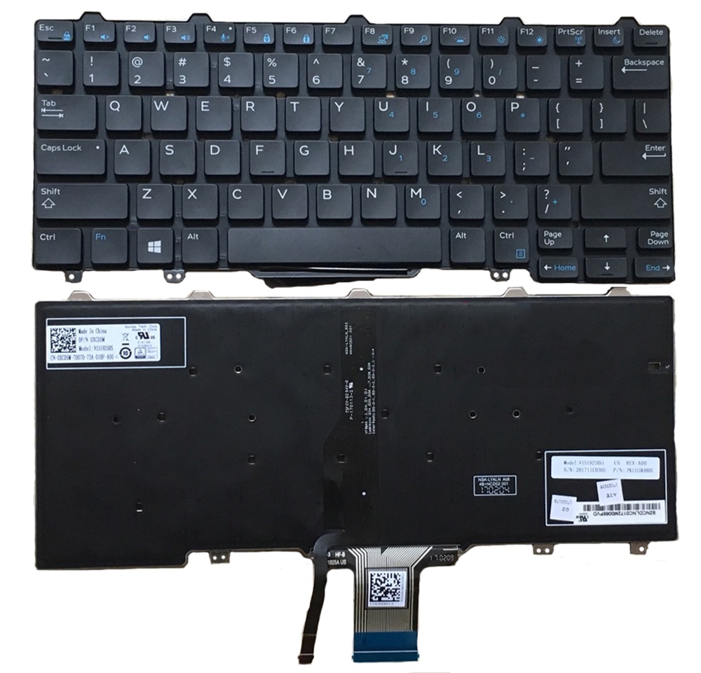 Bàn phím dành cho Laptop Dell Latitude E5250 E5250T E5270 E7250 E7270