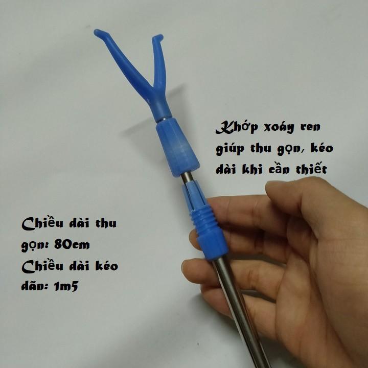 Chống cần câu lục inox tiện lợi chống cần đơn, lăng xê, chống cần máy.