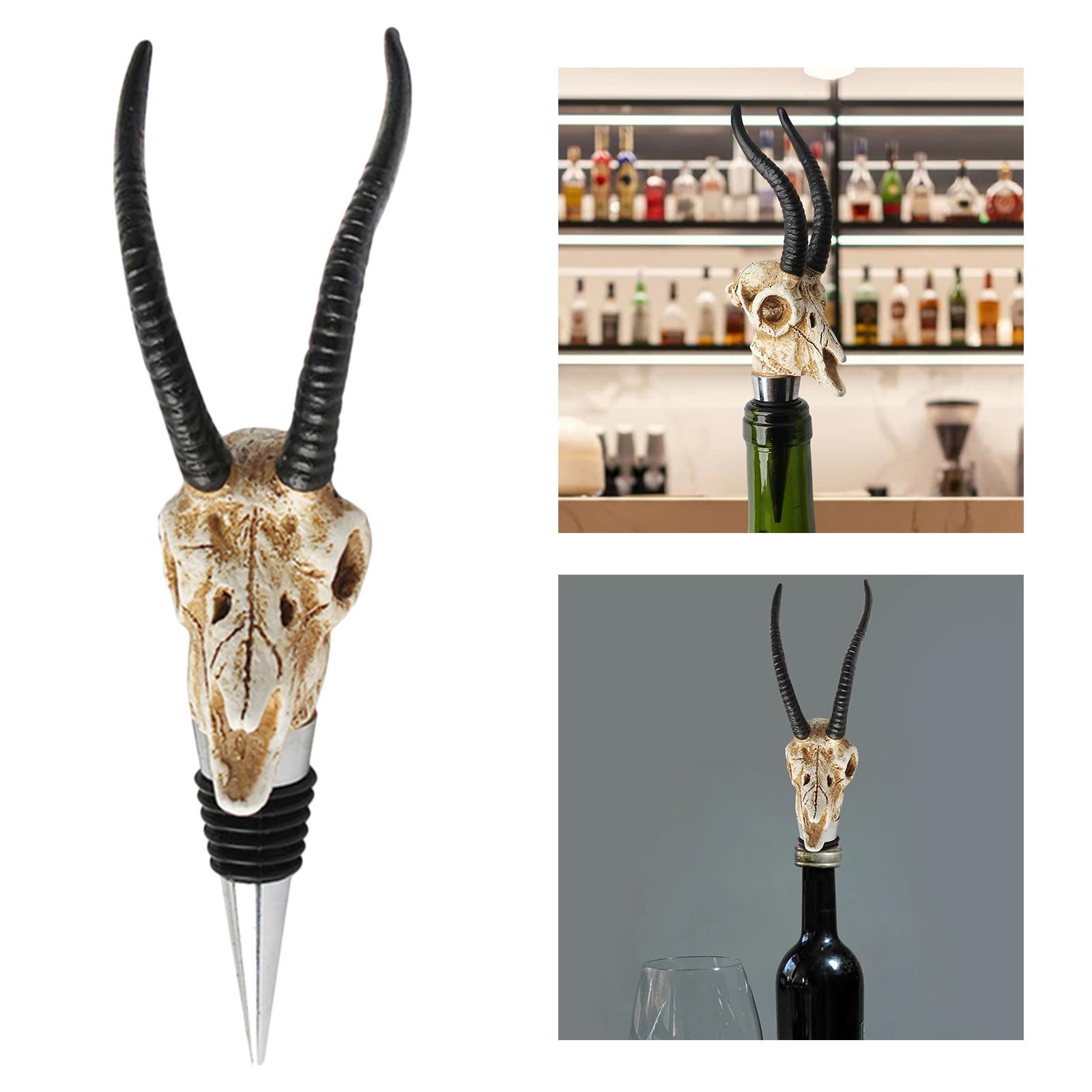 Animal Skull Red Wine Bottle Stopper Wine Bottle Corks for Wedding Leakproof
