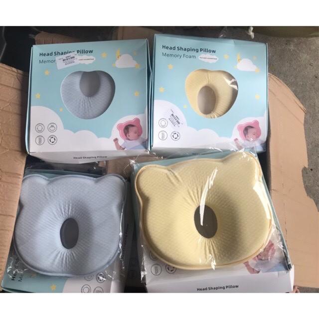 Gối Cao Su Non Chống Bẹp Đầu Chống Móp Méo Đầu Chống Vẹo Cột Sống Cho Bé