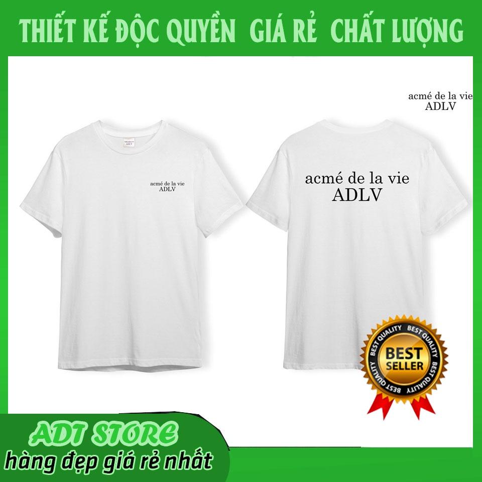 Áo thun ADLV dáng unisex 2 màu đen trắng cực HOT bán chạy giá siêu rẻ