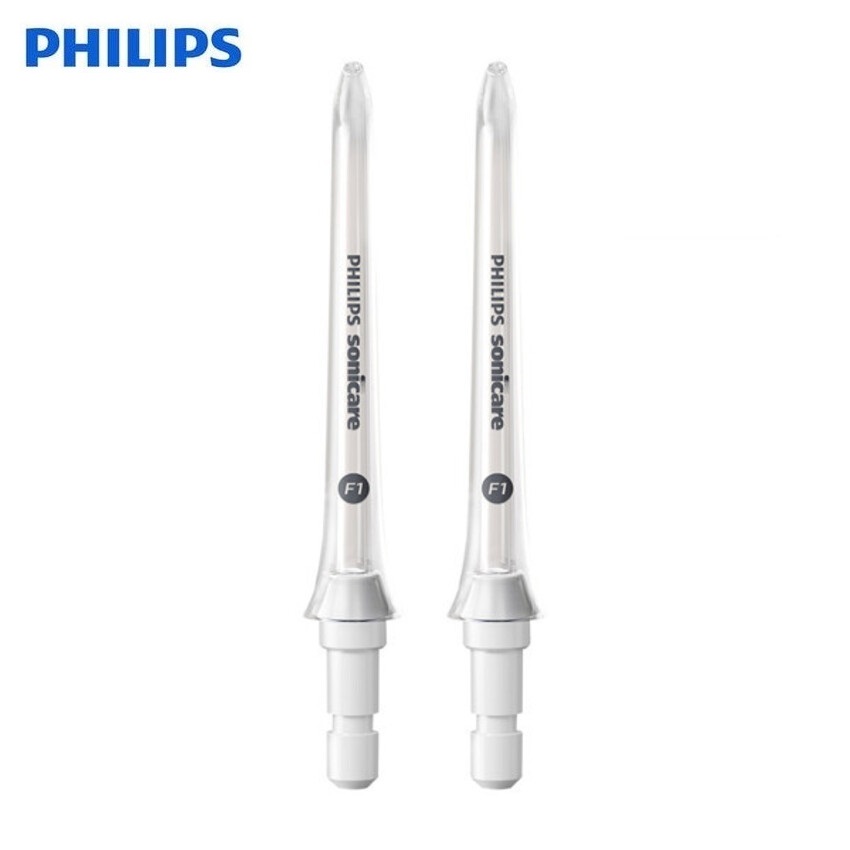 Bộ 2 đầu xịt máy tăm nước Philips Sonicare F1 Standard nozzle HX3042/00 - HÀNG CHÍNH HÃNG