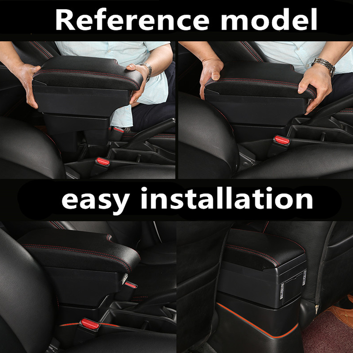 Hộp tỳ tay ô tô cao cấp Chevrolet Cruze tích hợp 6 cổng USB, chất liệu nhựa ABS và da PU cao cấp
