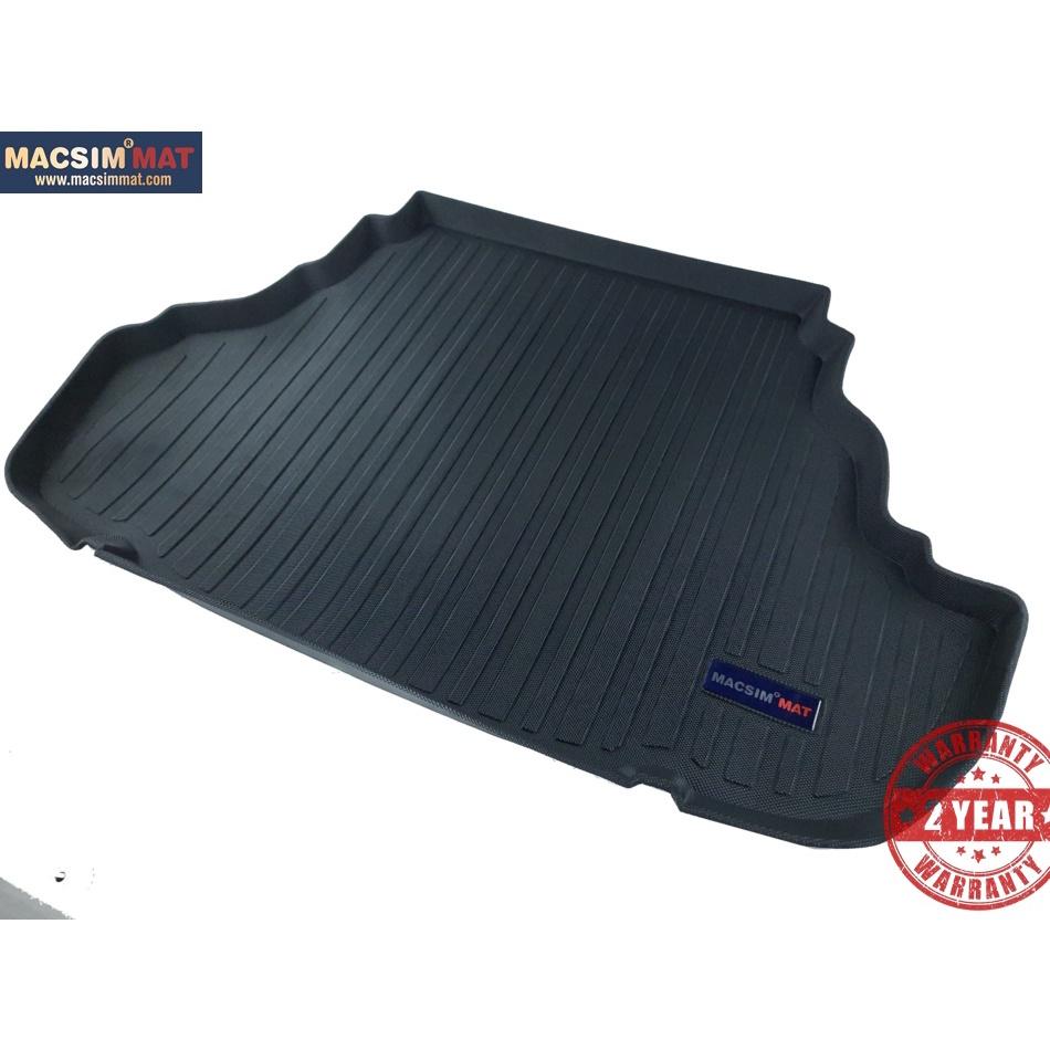 Thảm lót cốp xe ô tô Toyota Camry 2011-2017 nhãn hiệu Macsim chất liệu TPV cao cấp màu đen