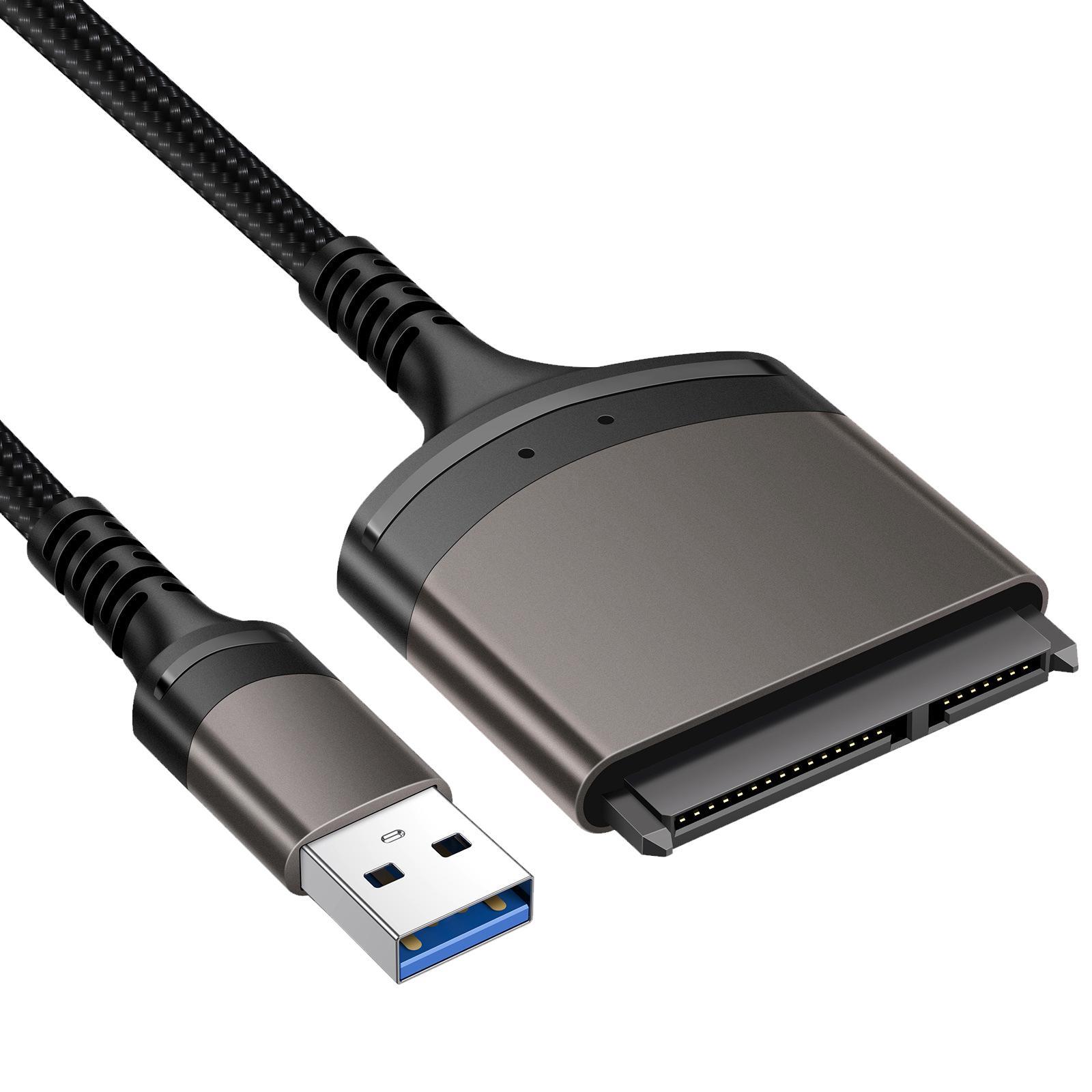 Universal USB 3.0 to Serial ATA Adapter 2.5" High Power Adapter Data Converter Quick Connection Easy to Use for PC / ROM