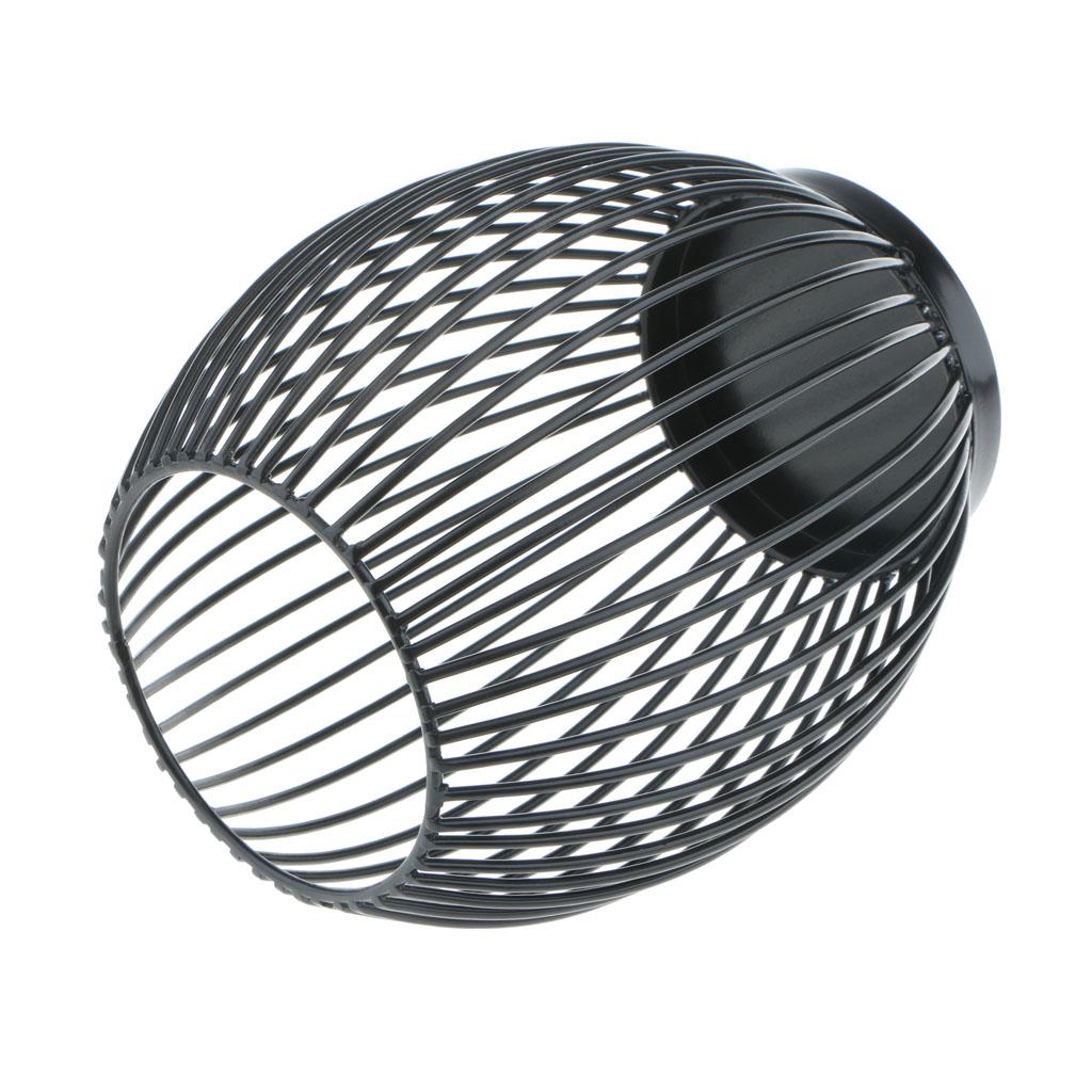 2 x Wire Iron Metal Candle Holder Cage Home Ornament Indoor Background Decor