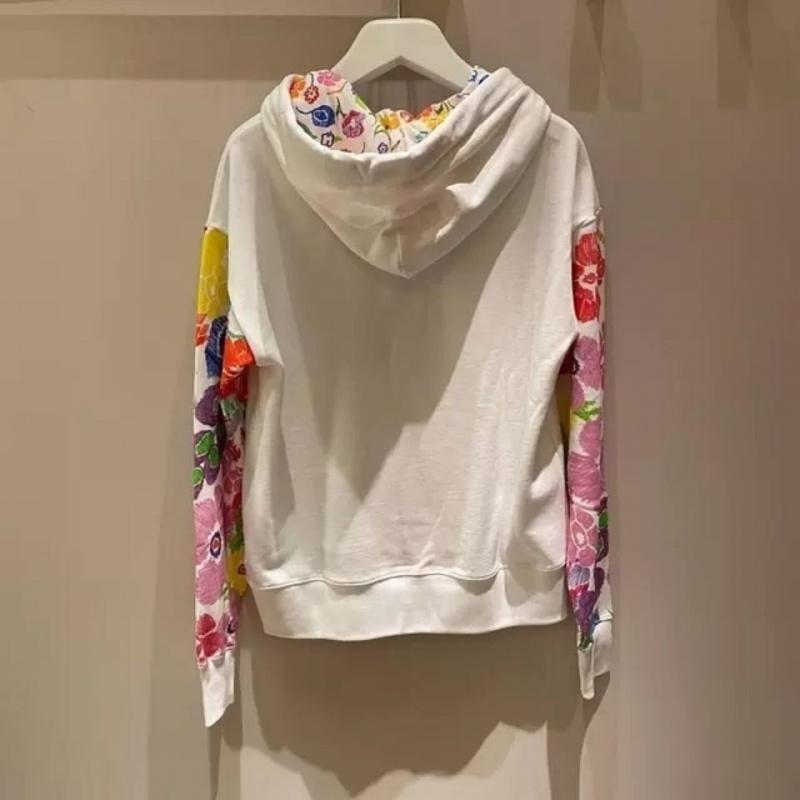 Áo Hoodie Tay Dài In Hoa Thời Trang Màu Sắc