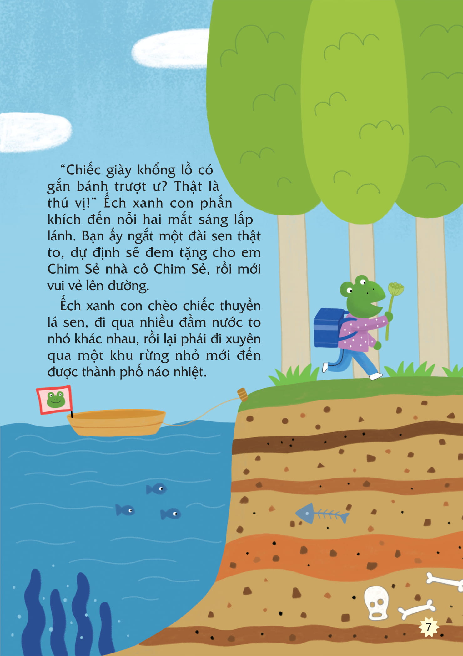 Những Câu Chuyện Về Kiến Thức An Toàn Trong Cuộc Sống - Ếch Xanh Đi Giao Hàng