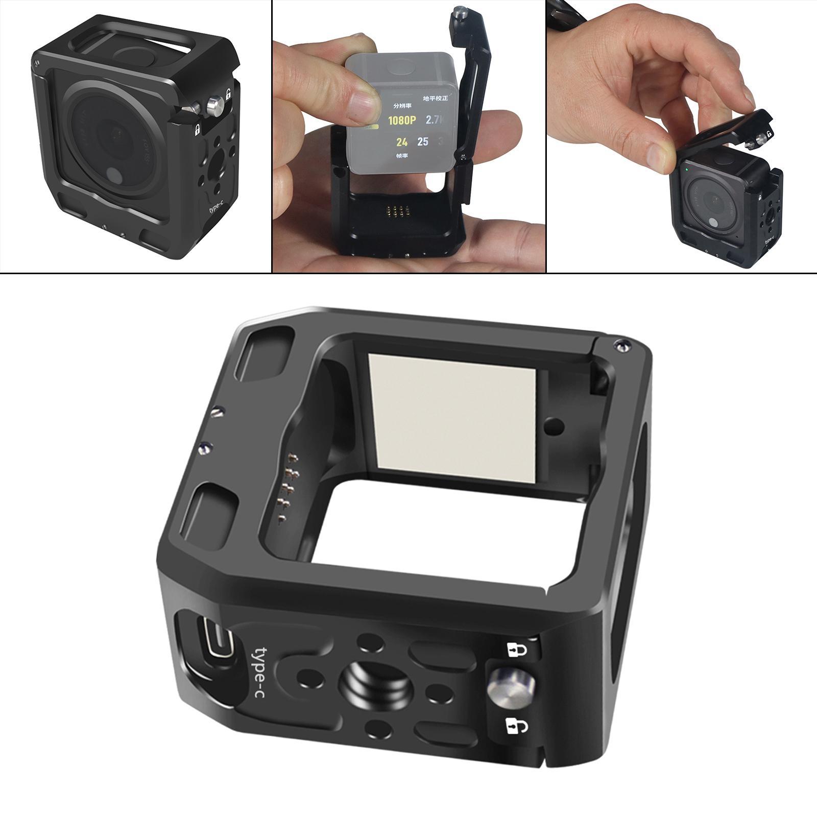 Aluminum Alloy Protective Case Black for Action 2 Accessories