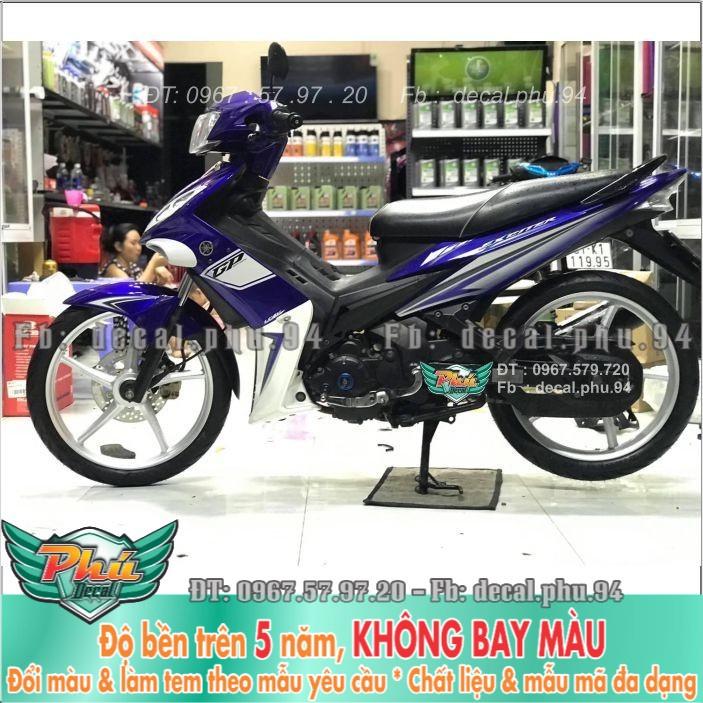 Tem rời Exciter 2006-2010 Xanh trắng GP (B) -1