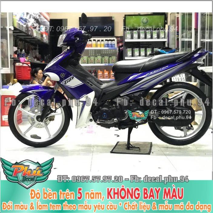 Tem rời Exciter 2006-2010 Xanh trắng GP