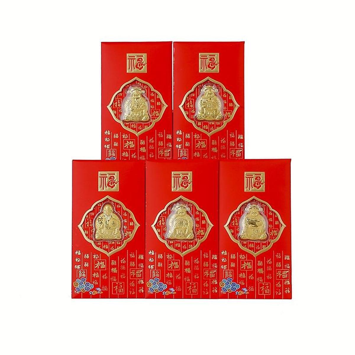 Bao Lì Xì Thần Tài Vàng Quà Tặng ĐÀI LOAN