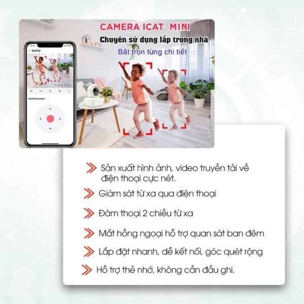 Camera Wifi ICat Mini [Hàng Chính Hãng]