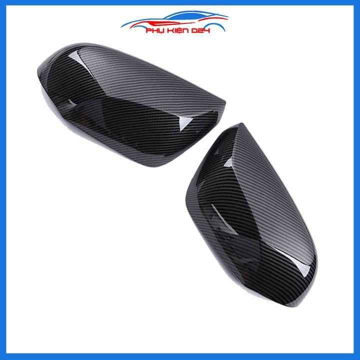 Ốp gương chiếu hậu Altis 2022-2023-2024 vân Cacbon bảo vệ chống trầy trang trí làm đẹp xe