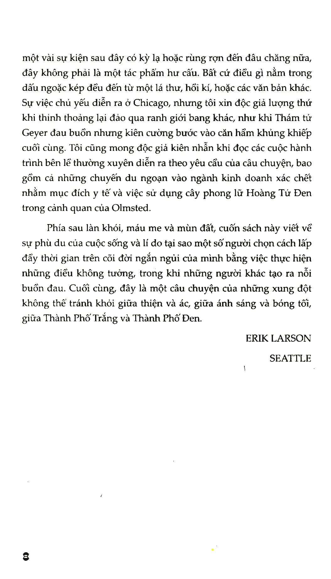 Ác Quỷ Thành Phố Trắng