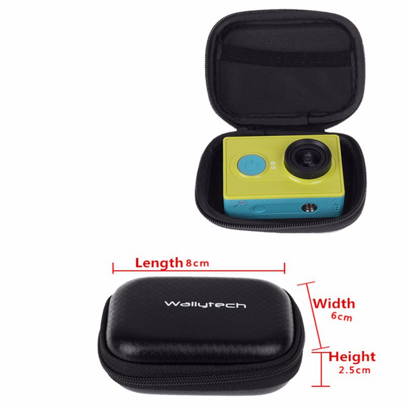 Hộp đựng cứng cho GoPro Hero 11 10 9 8 7 6 Hộp túi vỏ mini cho máy ảnh hành động DJI OSMO Insta360 Một màu: Black Type B
