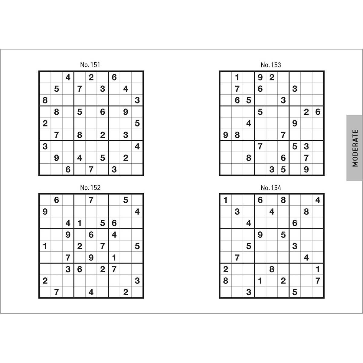 Sách 500 Puzzles Book - Sudoku - Blue & Red Geometric