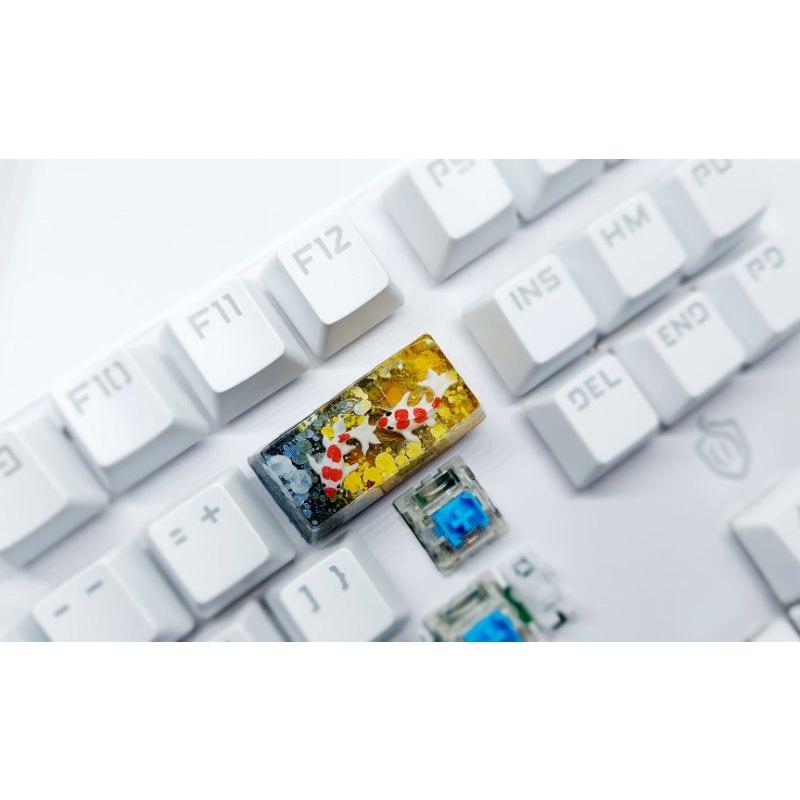 Keycap cá koi backspace 2u tone vàng đen trang trí bàn phím cơ