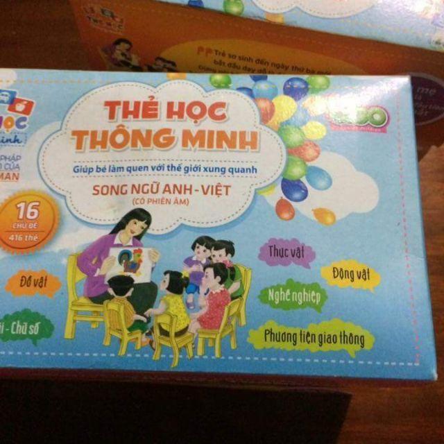 Bộ thẻ học thông minh loại to