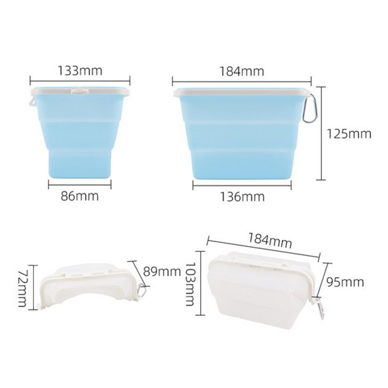 Food Storage Case Foldable Holder Silicone Fruits Bag for Fridge Bag Box Kitchen Organizer