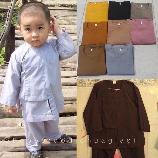 ĐỒ LAM ĐI CHÙAVạt Hò Cho Bé Vải Thoáng Mát