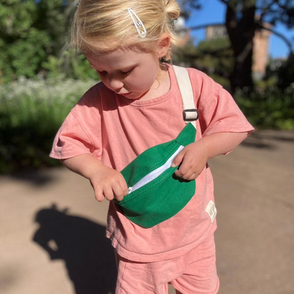 Cá Tính Màu Vải Bạt Túi Trẻ Em Túi Quân Tùy Chỉnh Trẻ Em Dây Đeo Vai Túi Bé Trai Và Bé Gái Thời Trang Fanny gói