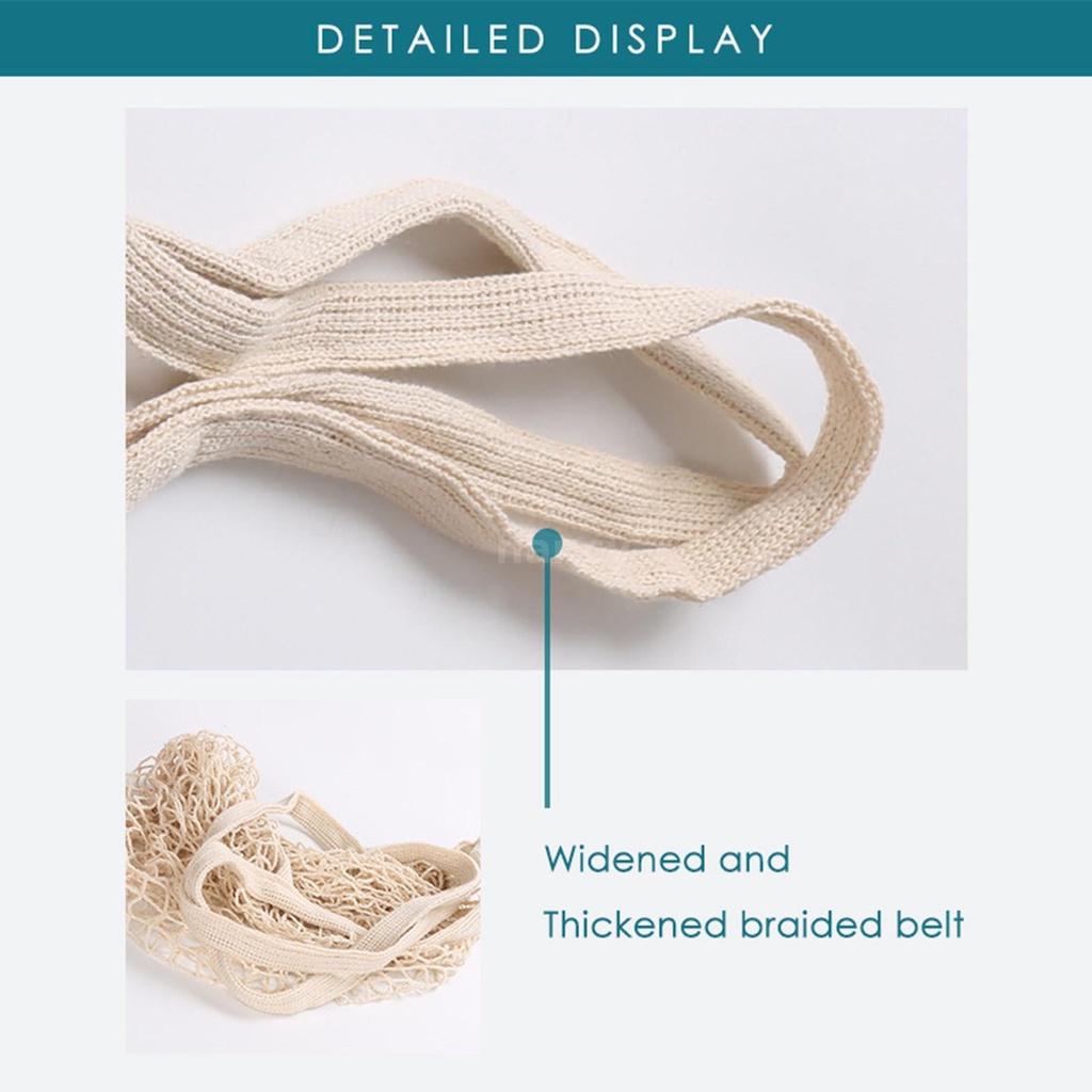 Túi Lưới Cotton Đựng Rau Củ Quả Có Thể Tái Sử Dụng